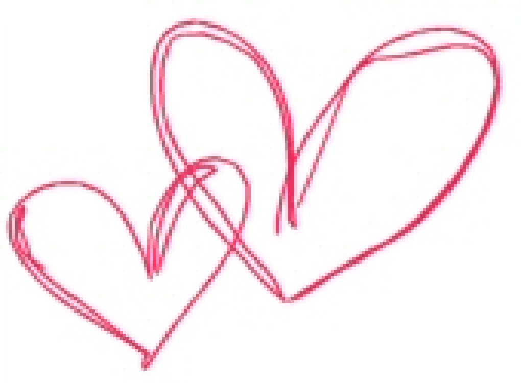 1020x750 Pink Hearts Clip Art