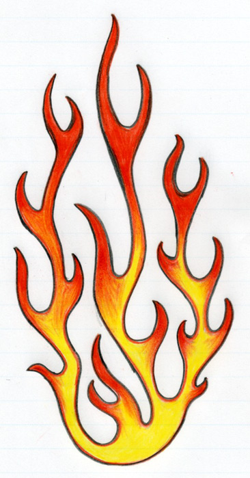 366x699 Flames Clipart Cool Fire