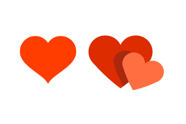 600x400 Heart Outline Icon
