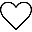 128x128 Heart Outline Icons Free Download