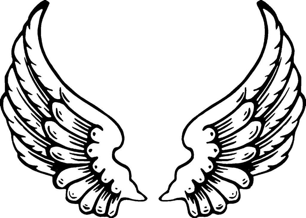 1024x730 Coloring Pages Of Wings Heart With Wings Coloring Pages Angel Wing