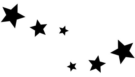 448x258 Image Of Black Star Clipart