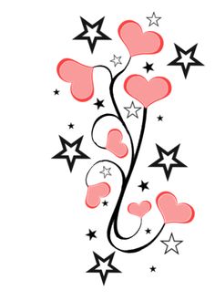 236x330 Stars And Hearts Tattoo Designs Group