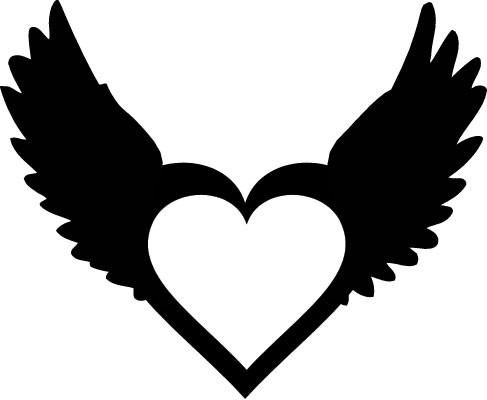 487x400 Heart With Wings By Valiantlover000