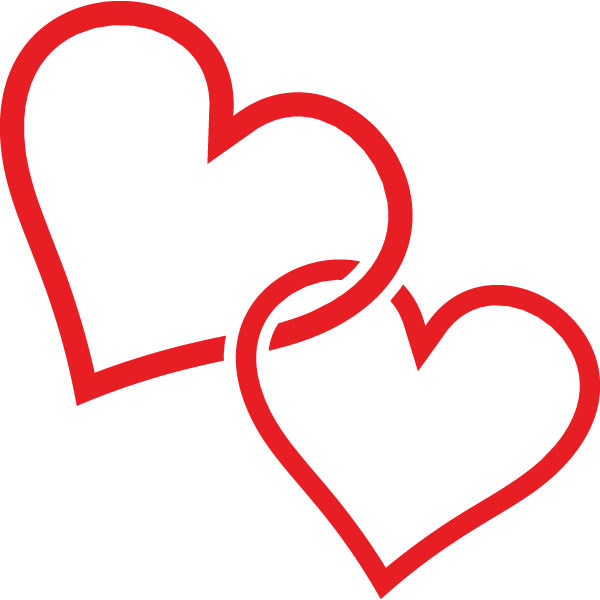 600x600 Hearts Clipart Two Heart