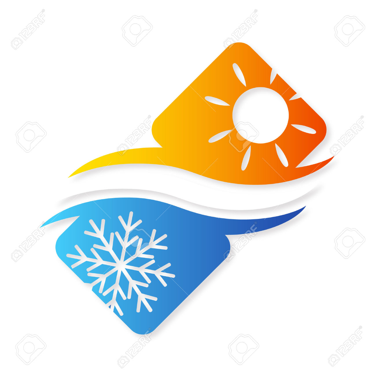 1300x1300 Heating And Cooling Logo Clip Art Cliparts