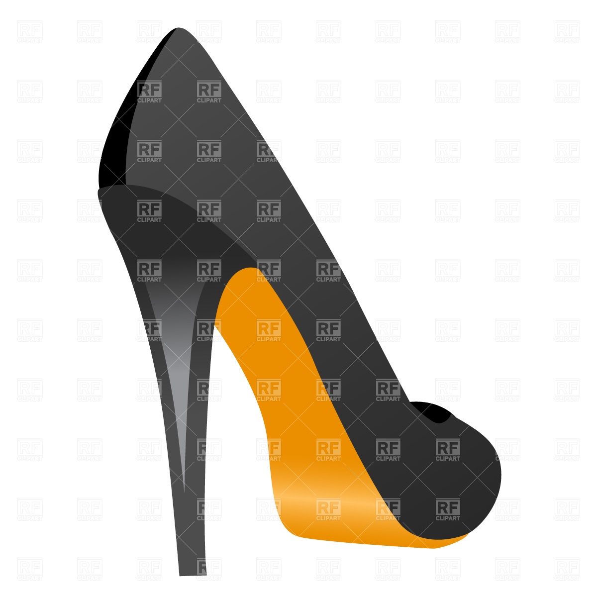 1200x1200 High Heels Shoes Free Vector Clip Art Image