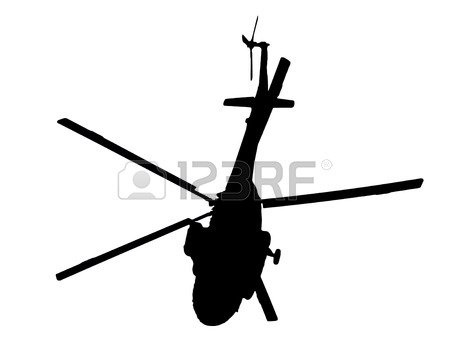 450x360 Military Helicopter Isolated On A White Background Stock Photo