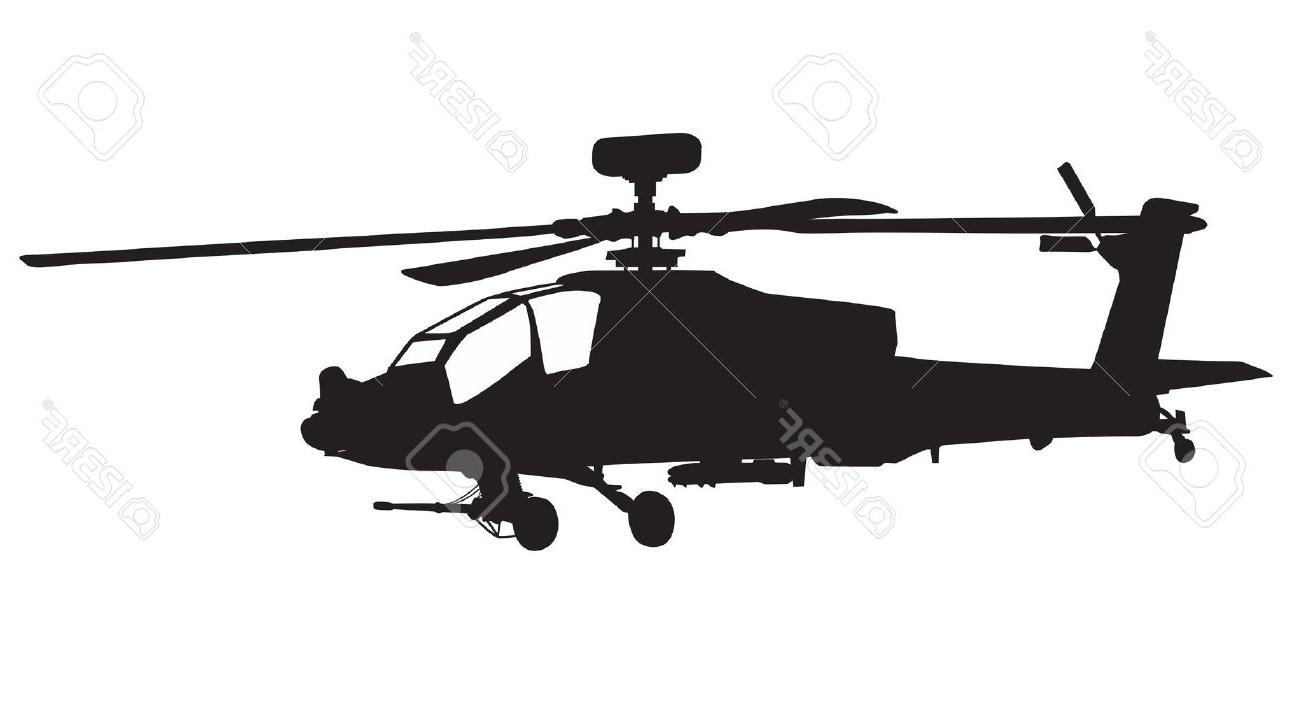 1300x707 Apache Helicopter Black And White