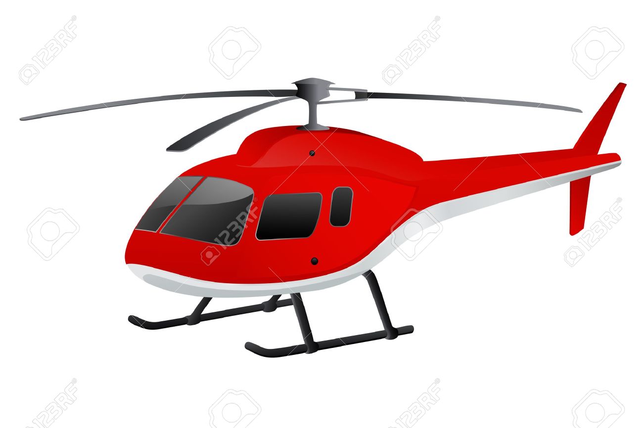 1300x866 Helicopter Clipart Red