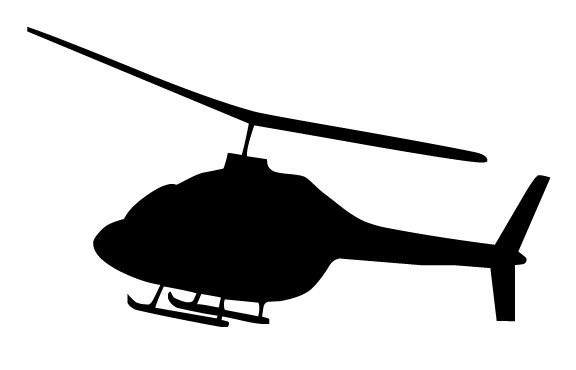 576x370 Shadow Clipart Helicopter