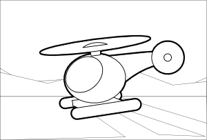 300x203 Helicopter Clip Art
