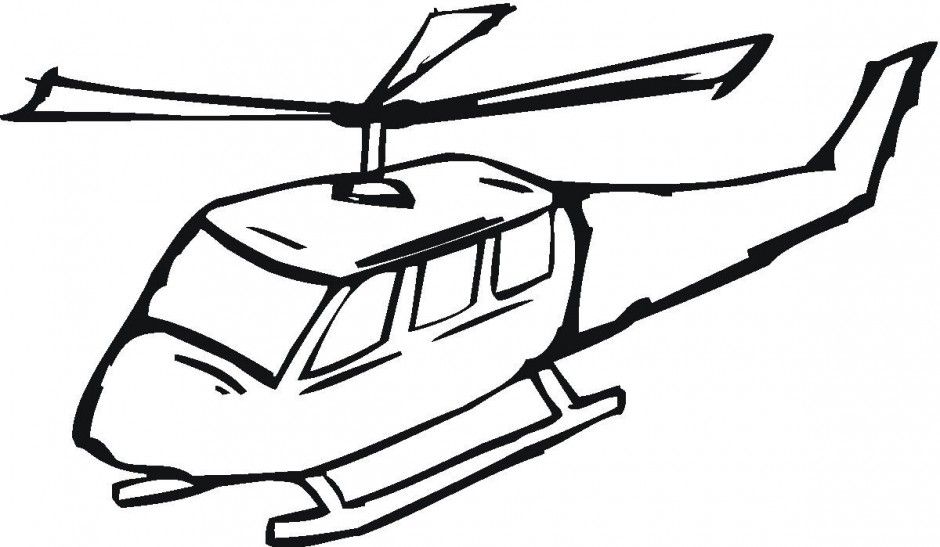 940x547 Helicopter Clipart Black And White