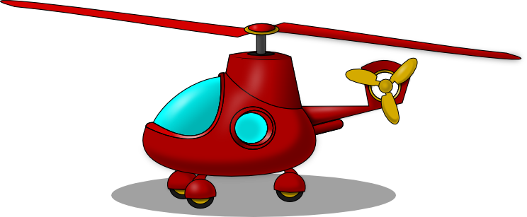 744x307 Helicopter Clipart Animated