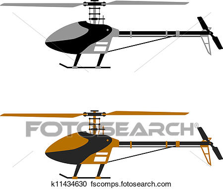 450x382 Clipart Of Vector Helicopter Rc Model Icons K11434630