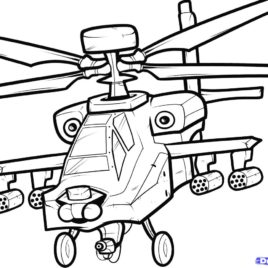 268x268 Helicopter Coloring Pages To Print Archives