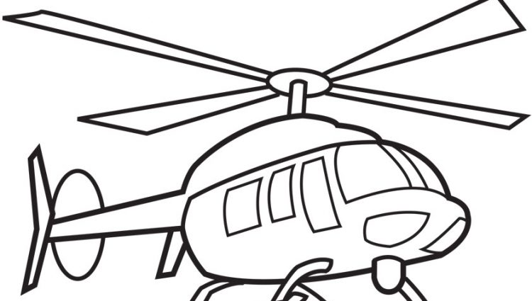 750x425 Helicopter Drawing For Kids Coloring Pages 9 Ideas