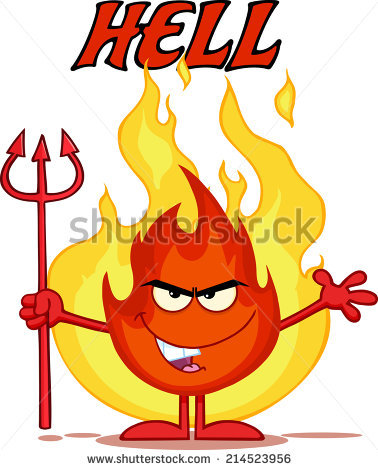 378x470 Hell Clipart Red Flames