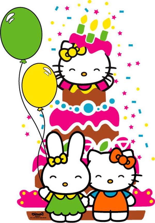 600x860 Cake Clipart Hello Kitty Birthday