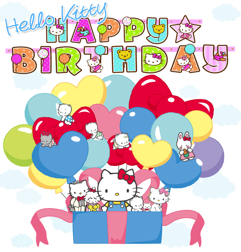822x861 Hello Kitty Birthday Clipart