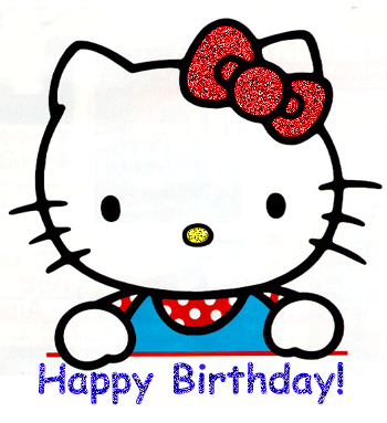 350x383 Hello Kitty Happy Birthday Clipart Birthday Hello