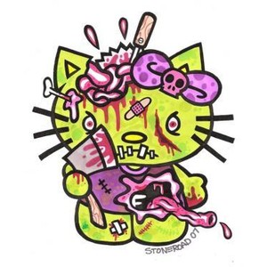 300x300 Zombie Clipart Hello Kitty