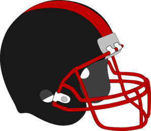 298x258 Football Helmet Red And Black Clip Art