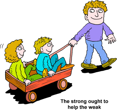 400x379 Image Dad Pulling Two Kids In A Wagon