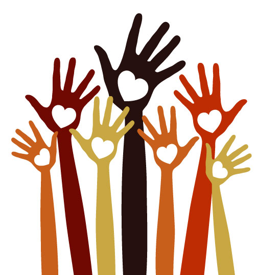503x538 Vector Helping Hands Clipart