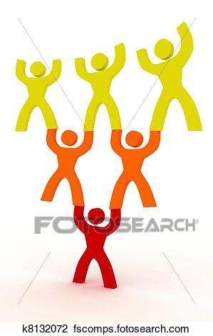 299x470 Clip Art Of People Helping Each Other K8132072