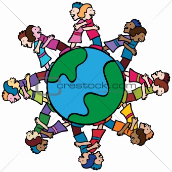 340x340 Friends Hugging Each Other Clipart