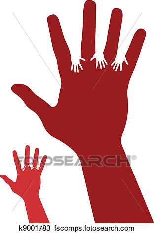 312x470 Clipart Of Helping Hands K9001783