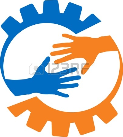 405x450 Illustration Art Of A Hand Care Icon With Isolated Background