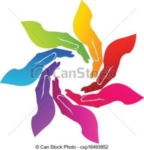 288x300 New Helping Hands Clip Art Clipart Vector Of Hands Voluntary Logo