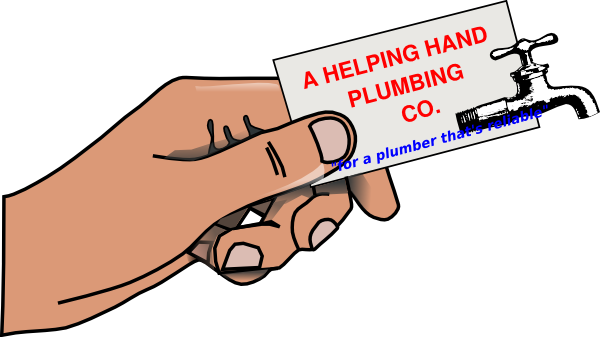 600x337 Helping Hand Plumbing Clip Art