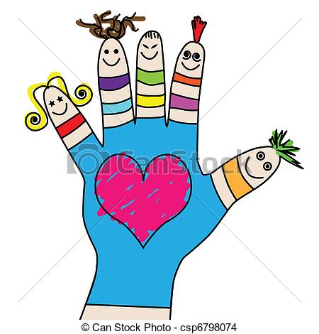 450x470 Helping Hands Tree Clipart