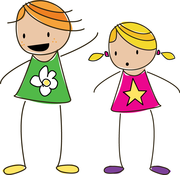 736x715 Clipart Girls