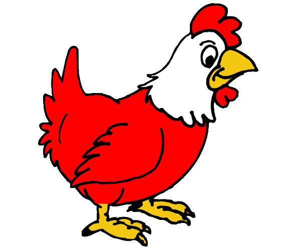 577x502 Hen Black And White Clipart