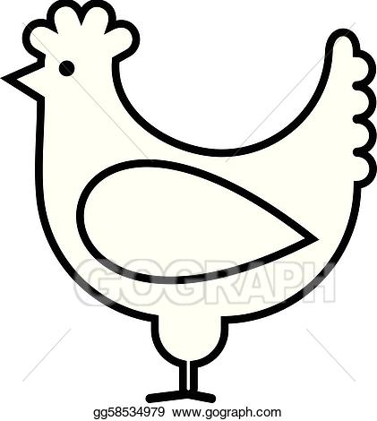 421x470 Chicken Hen Clip Art