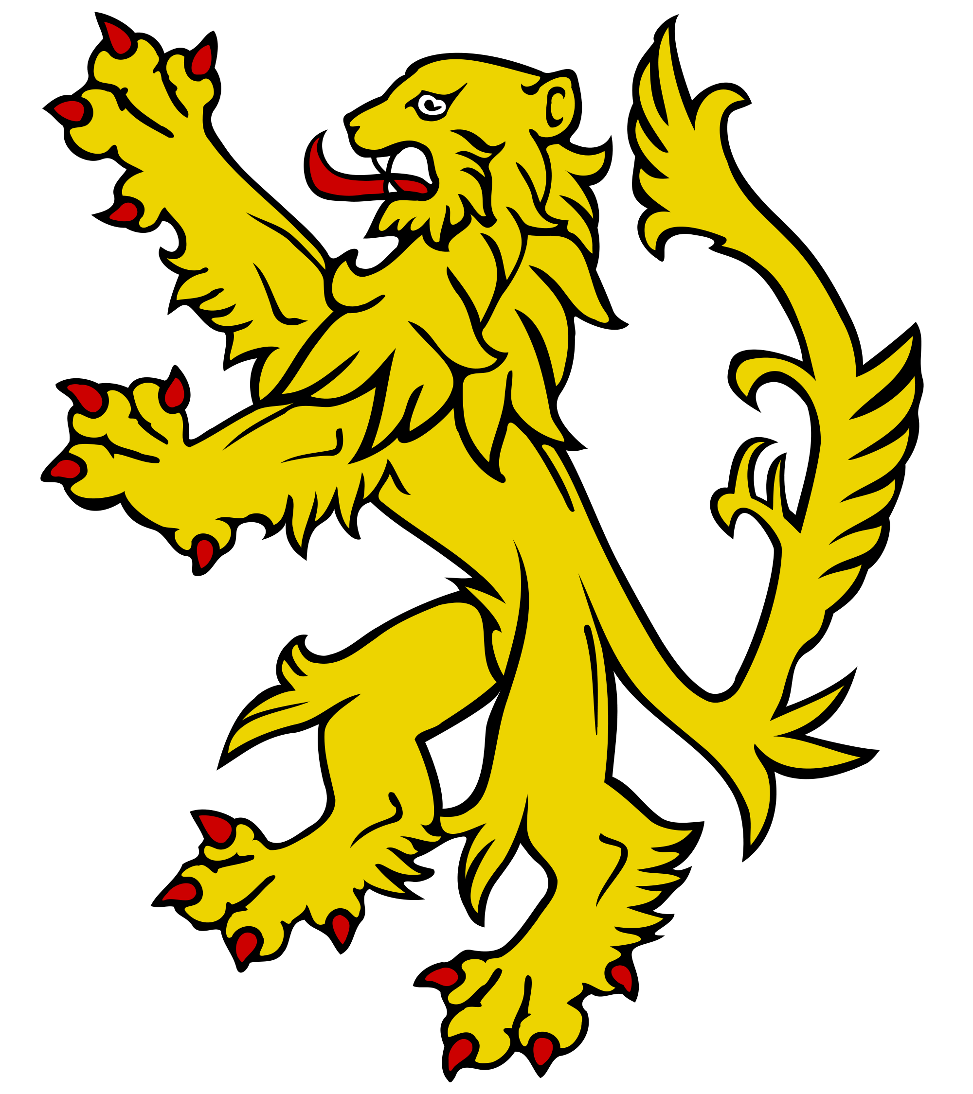 2000x2250 Filelion Rampant Element.svg