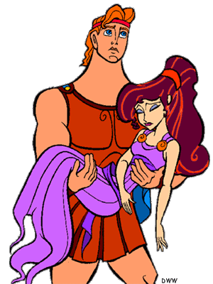 300x400 Hercules And Megara Clip Art Disney Clip Art Galore