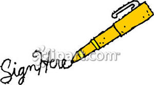 300x167 Please Sign Here Clipart