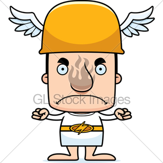 325x325 Cartoon Angry Hermes Gl Stock Images