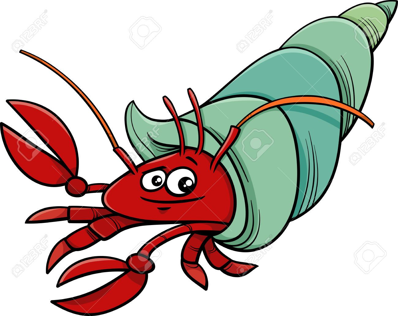 Hermit Crab Clipart | Free download on ClipArtMag