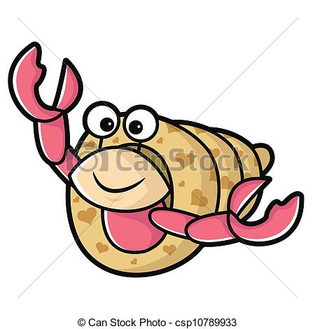 450x470 Hermit Crab Clipart Drawing