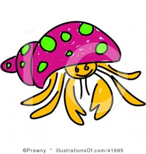 285x300 Cute Hermit Crab Clipart Clipart Panda