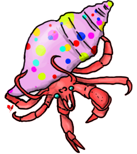 274x306 Seafood Clipart Hermit Crab