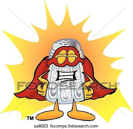 450x437 Clipart Of Salt Super Hero Salt023
