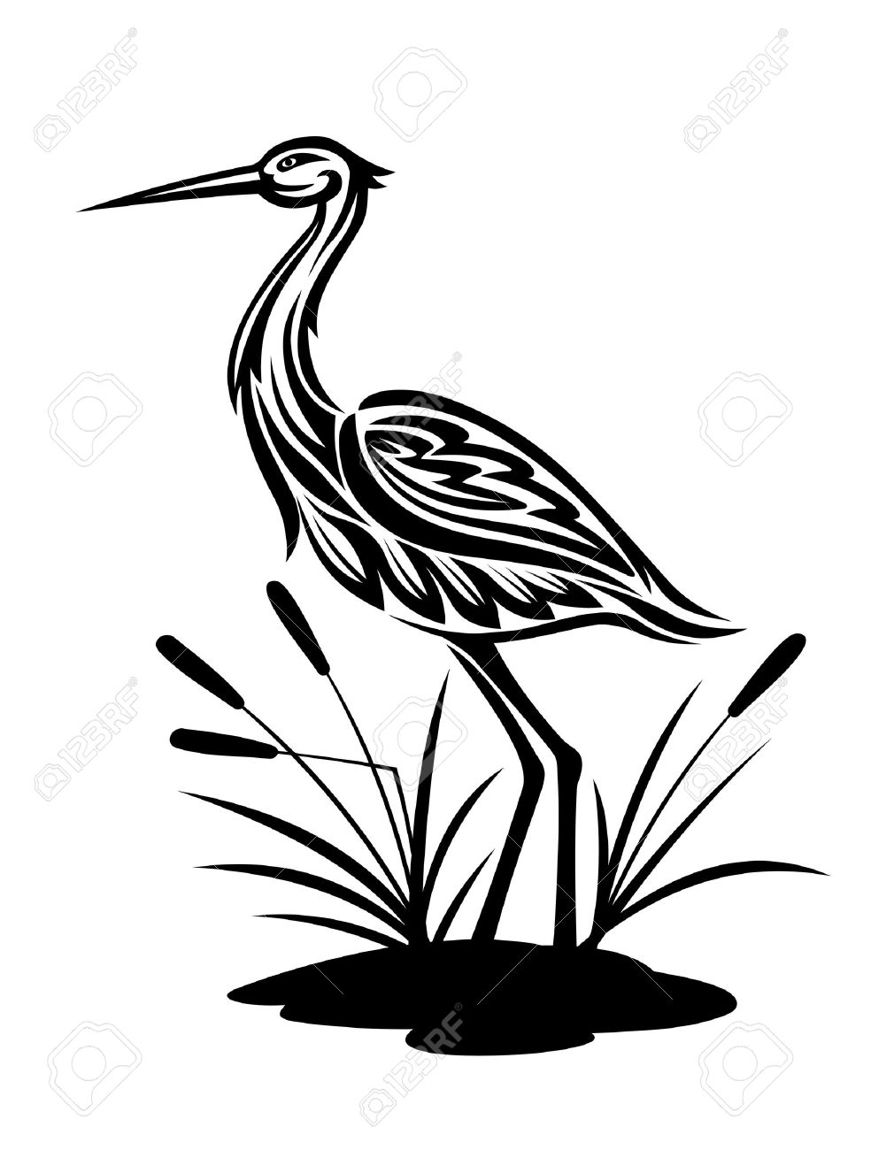 Heron Clipart | Free download on ClipArtMag