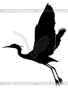 225x300 Heron Silhouette Clip Art